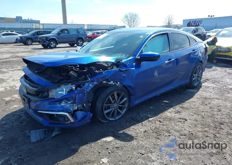 2021 Honda Civic Ex z USA, uszkodzony, nr VIN 19XFC1F32MEO12754
